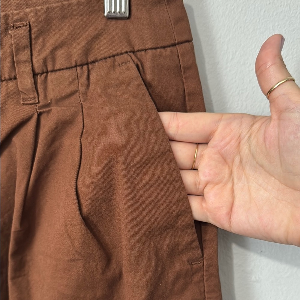 a new day Brown Trousers with Wide-Leg and High-Waist - Picture 3 of 6